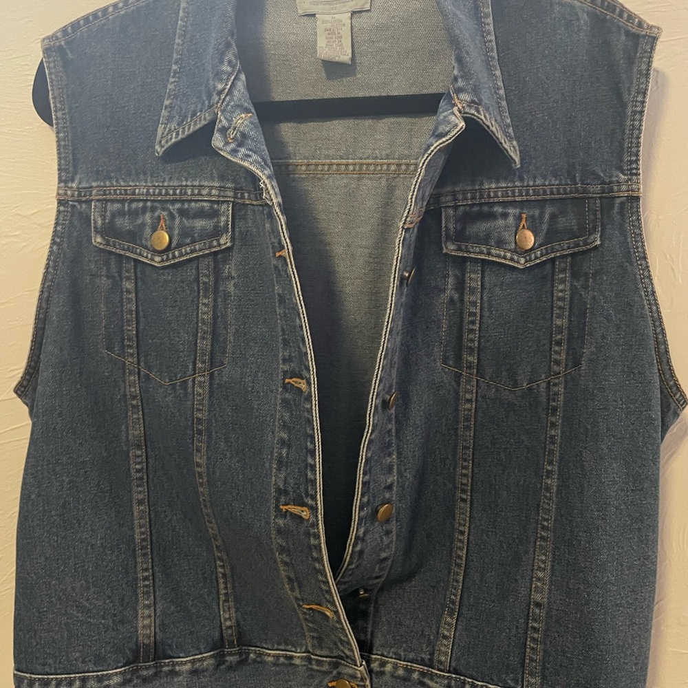 Great Northwest Clothing Company Blue Denim Vest